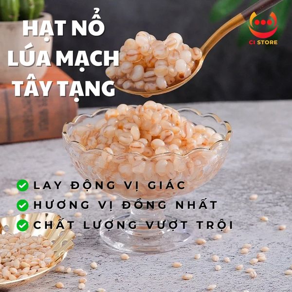 Hạt Nổ Lúa Mạch Tây Tạng – Bí Quyết Tăng Vị Cho Trà Trái Cây & Trà Sữa Được Giới Pha Chế Ưa Chuộng