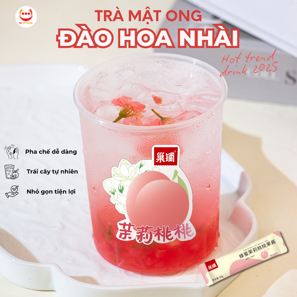 Mứt Mật Ong Trái Cây Trà Đào Hoa Nhài – Hương Vị Tinh Tế, Thanh Tao