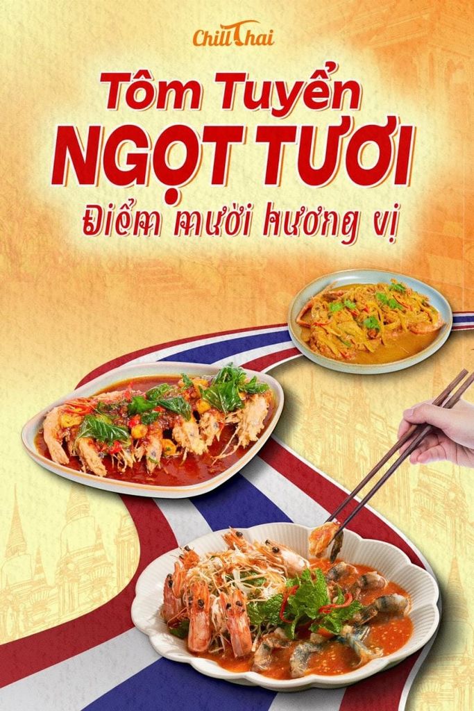 03 món tôm tuyển ngọt tươi - Khám phá hương vị tôm ngon tại ChillThai