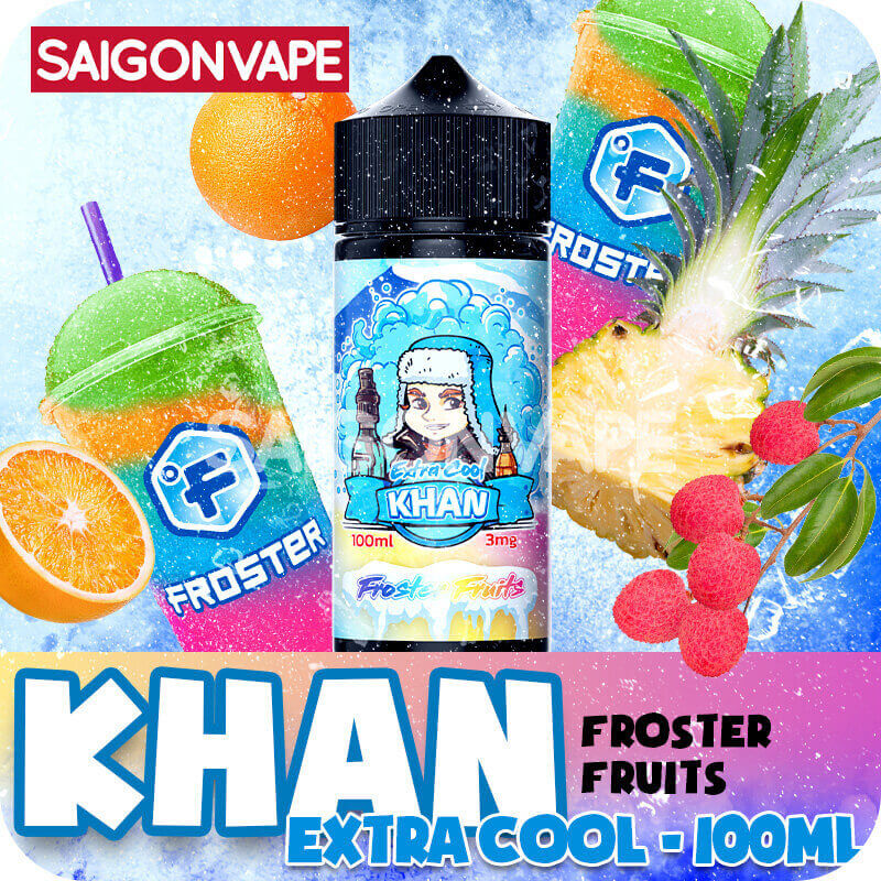 Khan Extra Juice Vape vi Kem da bao trai cay