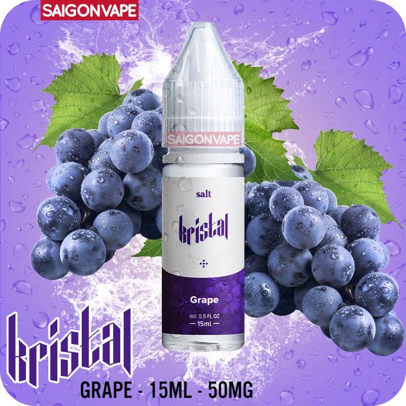 Kristal Salt Nic 15ml vi Grape