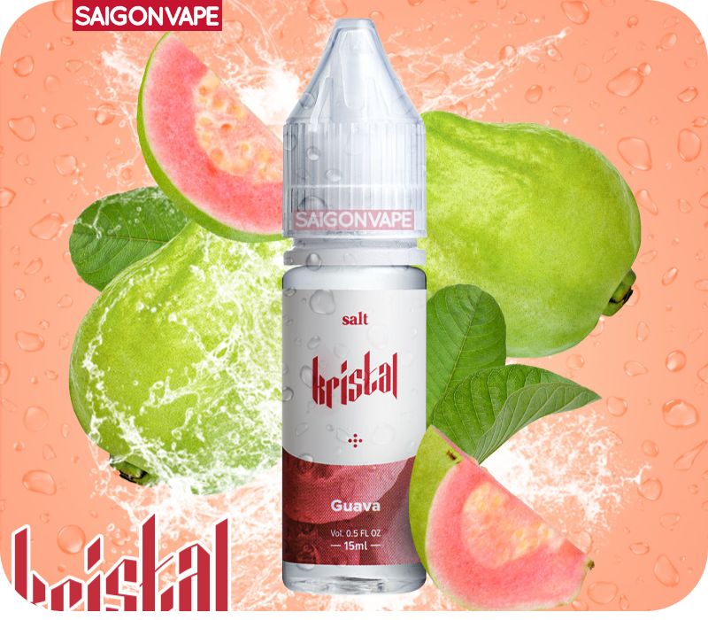 Kristal Salt Nic 15ml vi Guava