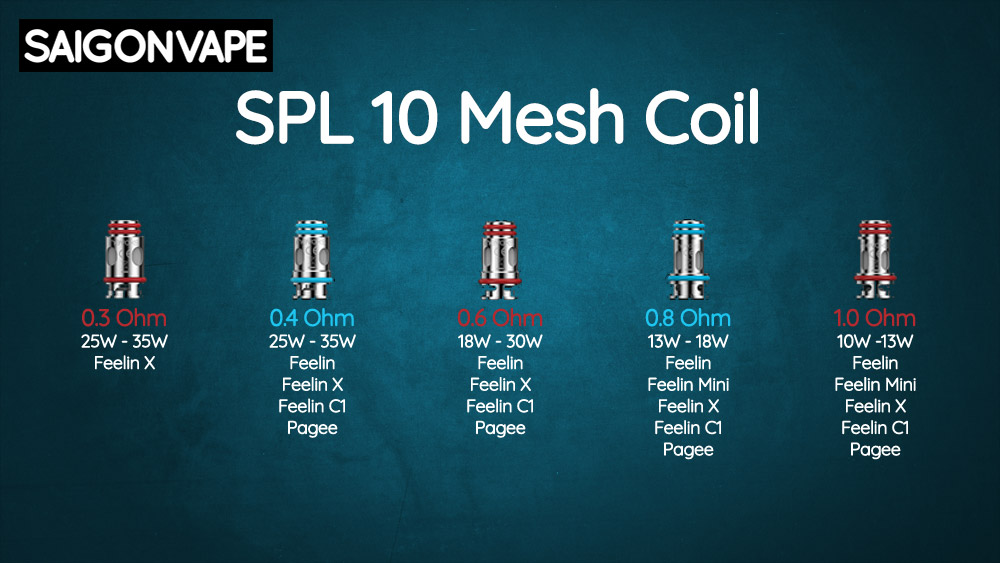 occ feelin spl 10 mesh coil