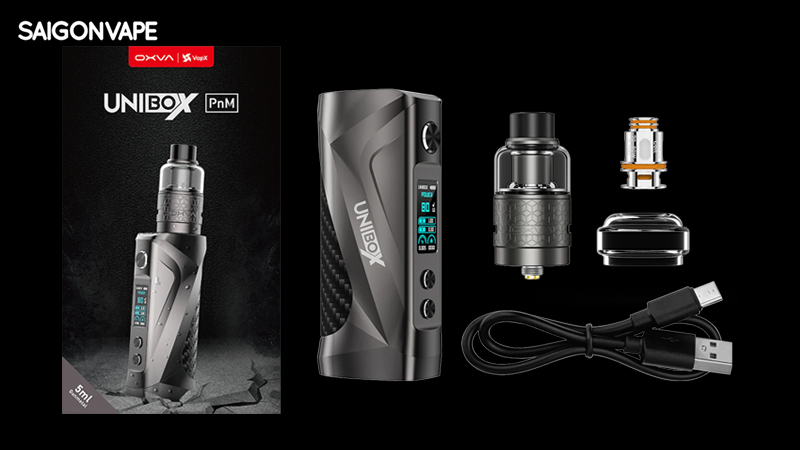 OXVA Unibox PnM Kit Chính Hãng Shop Vape Pod Chính Hãng Sài Gòn