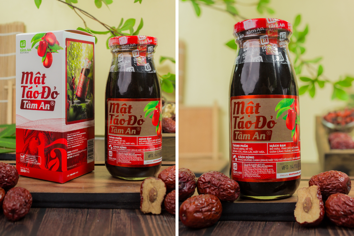 mật táo đỏ tâm an