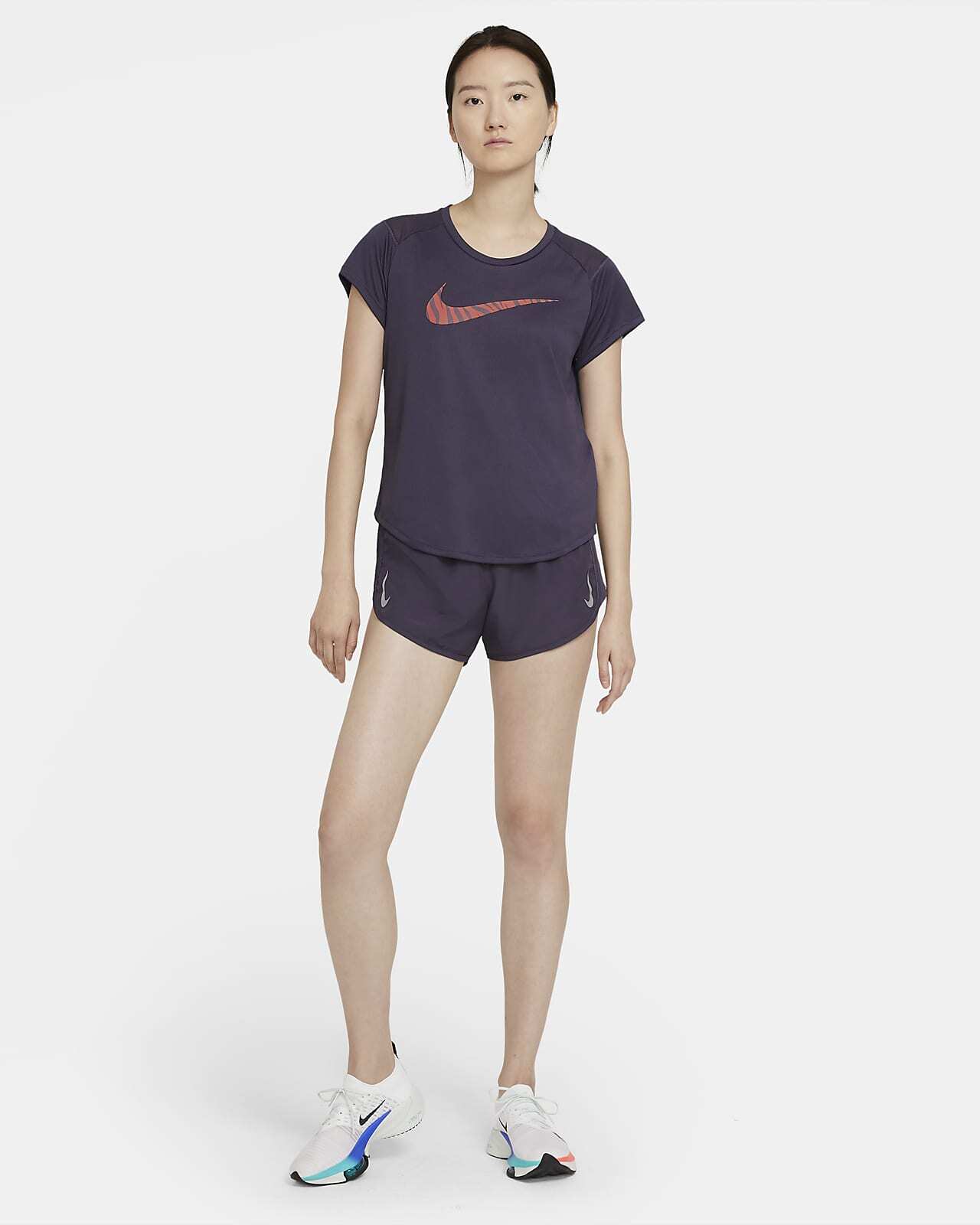 Áo tay ngắn thể thao nữ Nike AS W NK ICON CLASH RUN SS GX thích hợp mặc cho mùa nóng
