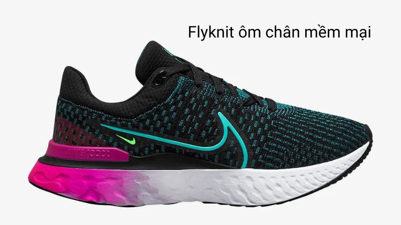 Giày chạy bộ Nike với công nghệ Flyknit