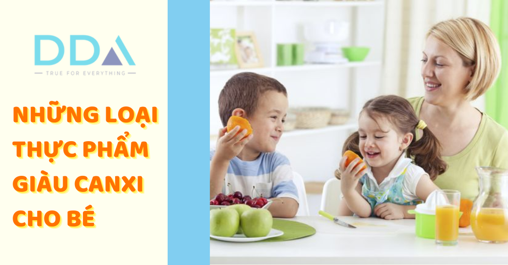 Những loại thực phẩm giàu canxi cho bé mà các mẹ cần biết