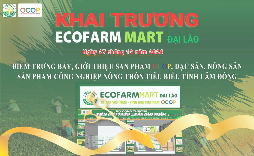 Hợp tác bán hàng trên TMĐT và cung ứng sản phẩm vào hệ thống siêu thị Ecofarm Mart