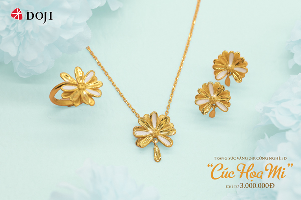 Không chỉ để đầu tư và tích trữ, vàng 24K còn được sử dụng làm trang sức cao cấp với vẻ đẹp sang trọng