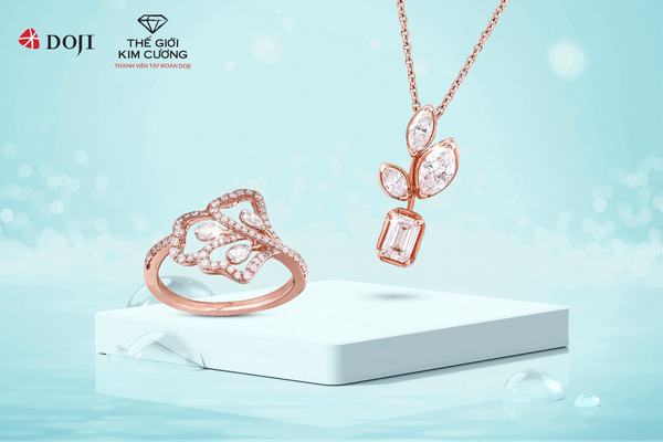 Trang sức vàng hồng mang vẻ đẹp tinh tế, nổi bật và khác biệt