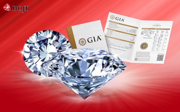 Giấy chứng nhận ảnh hưởng đến giá trị của viên kim cương 4.5 ly nước D
