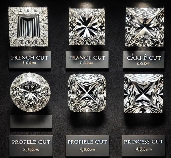 Các phiên bản của kim cương vuông từ trước đến nay