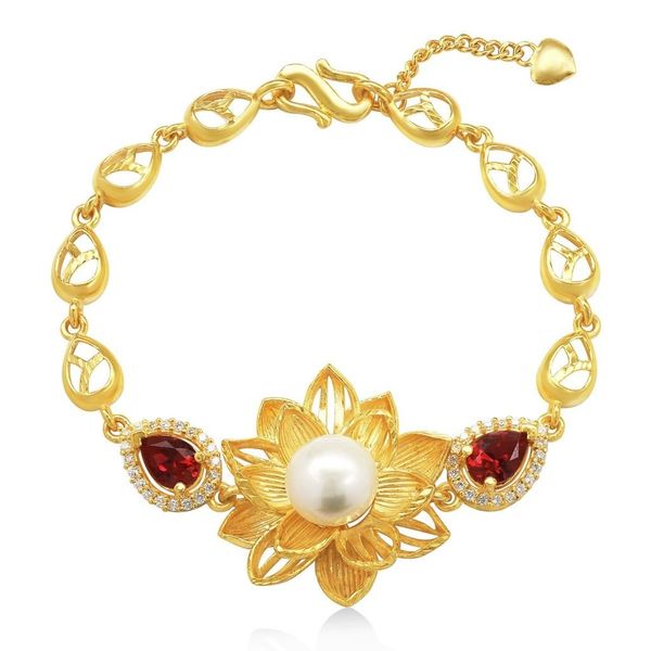 Lắc tay vàng 24K với thiết kế tinh tế, sang trọng