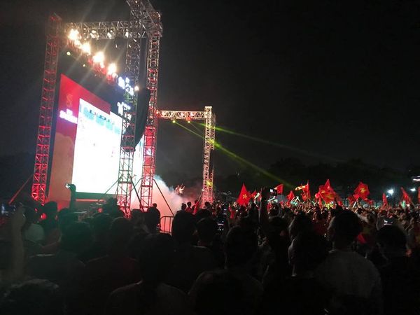 Lắp đặt dàn âm thanh sự kiện đồng hành cùng U23 VN - Tech Sound