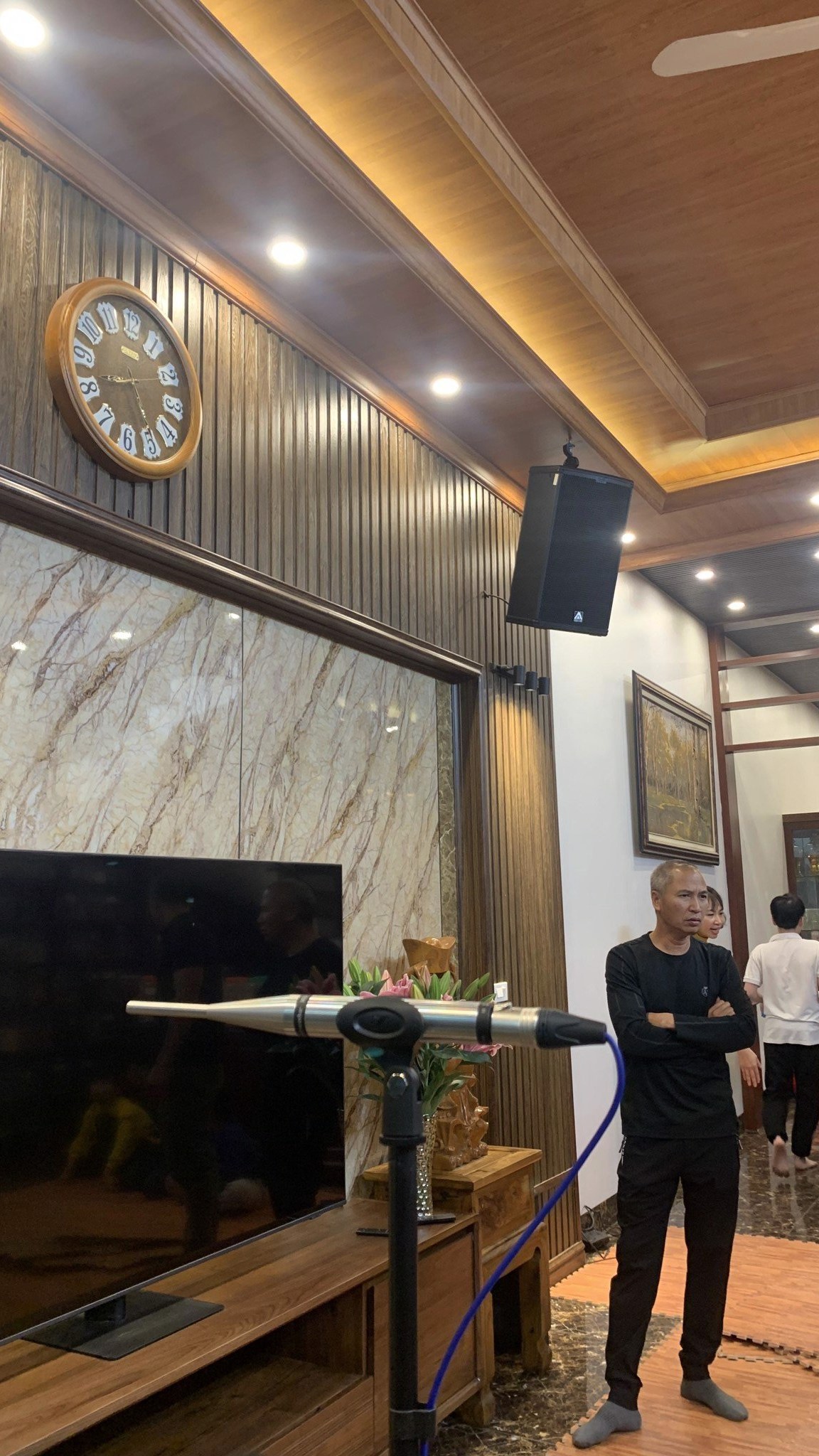 Thi công dàn loa karaoke gia đình Amate N12Pr tại Chương Mỹ, Hà Nội