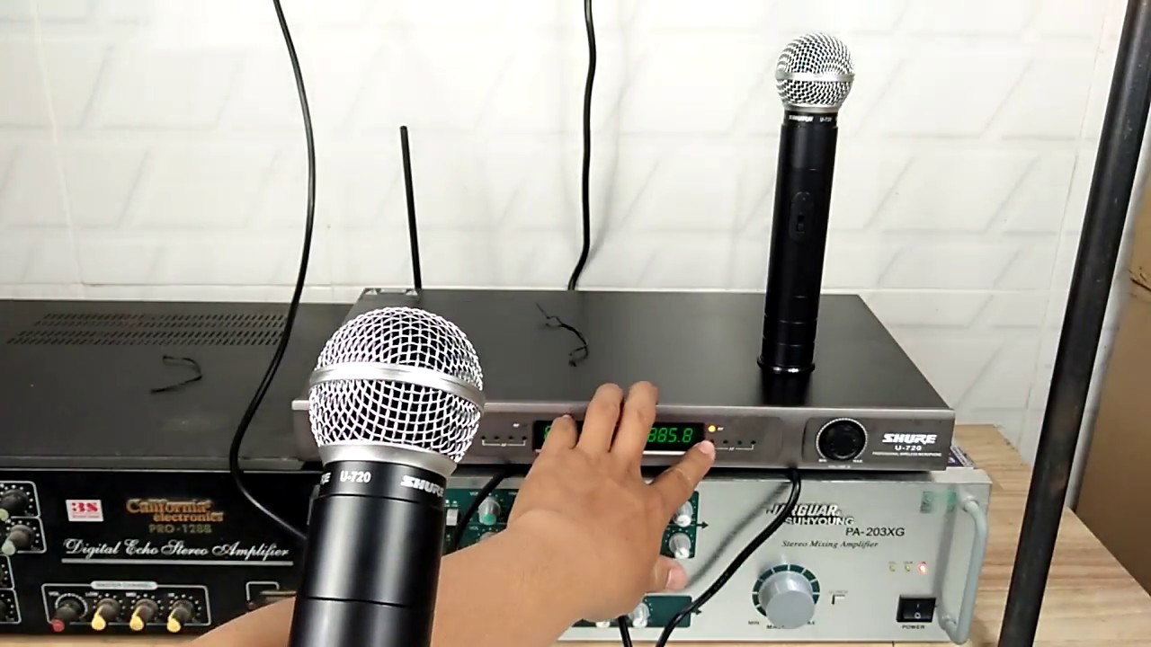 cach ket noi micro khong day voi amply 3