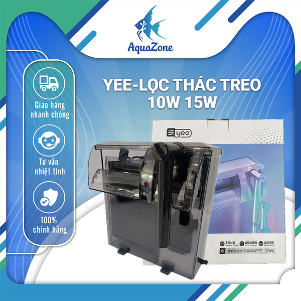 Lọc thác treo YEE cực đại 1000L 1200L, lọc treo khoang lọc lớn, có sẵn vật liệu lọc