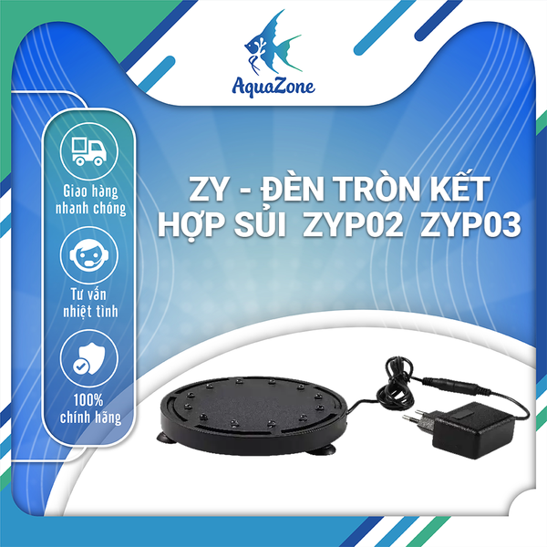 Đèn led nhiều màu kết hợp sủi oxy ZY trang trí bể cá siêu đẹp