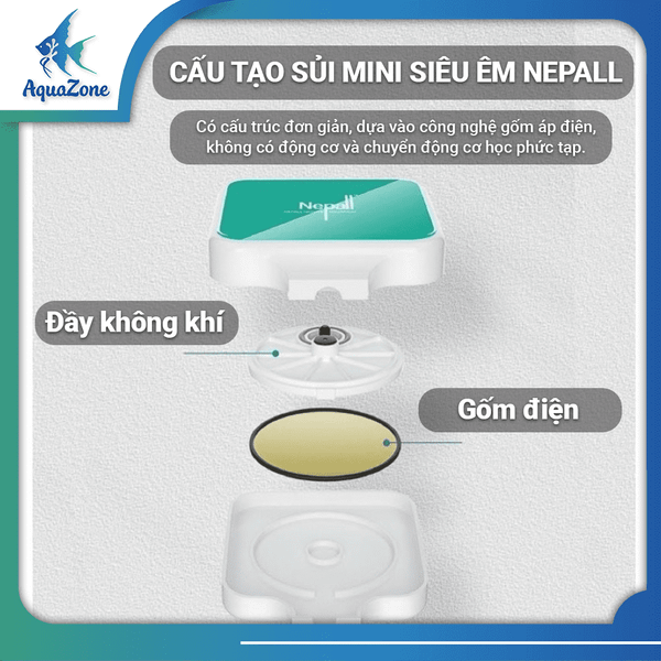 Tiêu chí kỹ thuật Sủi Oxy Mini Siêu Êm Nepall