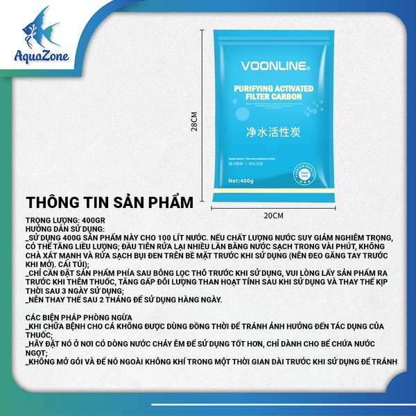 Than hoạt tính Voonline VL284