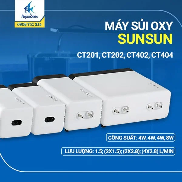 máy sủi oxy sunsun 1