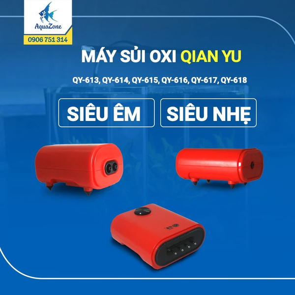 Chi tiết Máy Sủi Tạo Bọt Khí Oxy QIANYU QY613