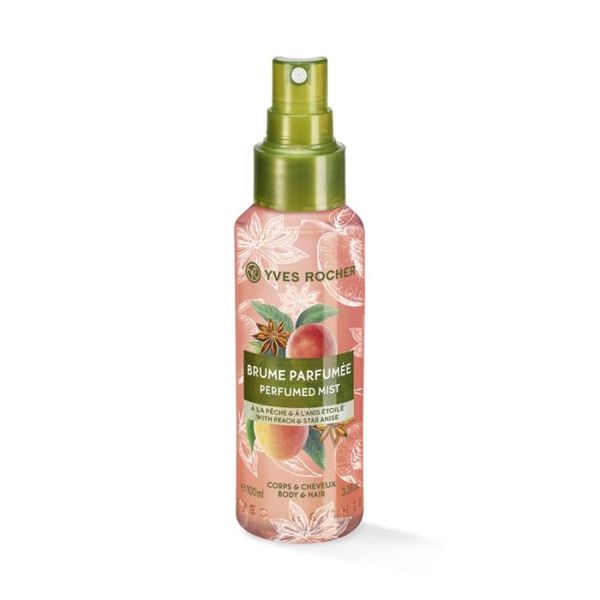 Xịt Toàn Thân Hương Đào Sensuality Body & Hair Mist Peach & Star Anise