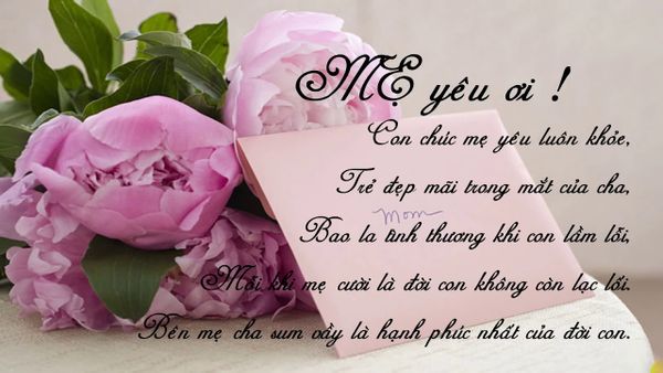 lời chúc mẹ 8/3