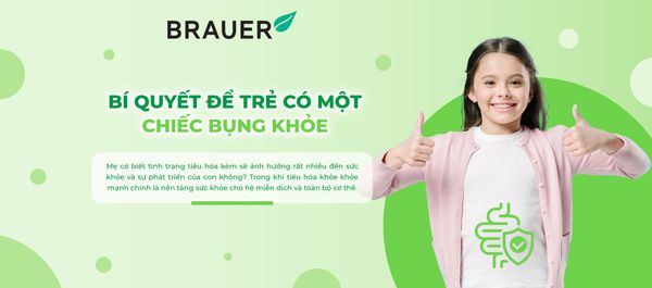 BÍ QUYẾT ĐỂ TRẺ CÓ MỘT CHIẾC BỤNG KHỎE
