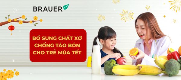 BỔ SUNG CHẤT XƠ CHỐNG TÁO BÓN CHO TRẺ MÙA TẾT