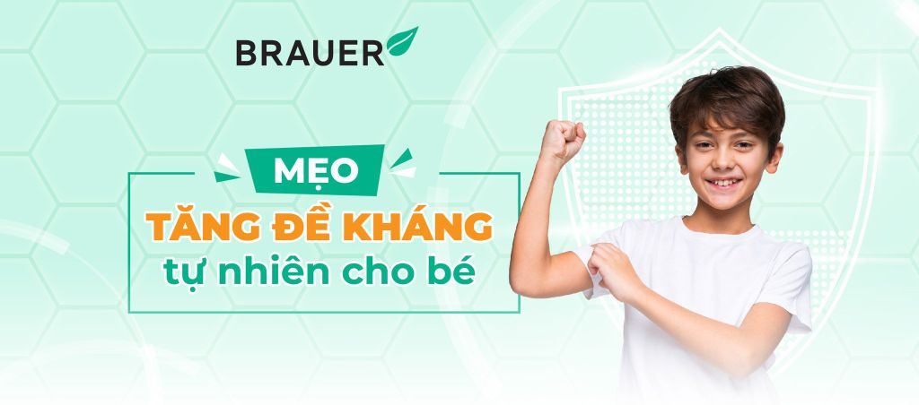 MẸO TĂNG ĐỀ KHÁNG TỰ NHIÊN CHO BÉ