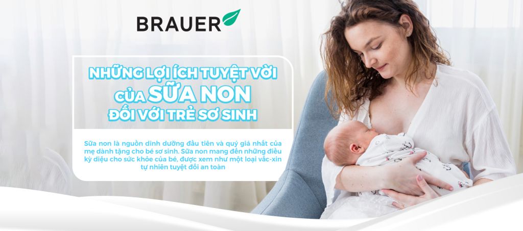 NHỮNG LỢI ÍCH TUYỆT VỜI CỦA SỮA NON ĐỐI VỚI TRẺ SƠ SINH
