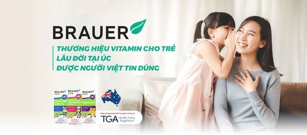 BRAUER: THƯƠNG HIỆU VITAMIN CHO TRẺ LÂU ĐỜI TẠI ÚC ĐƯỢC NGƯỜI VIỆT TIN DÙNG