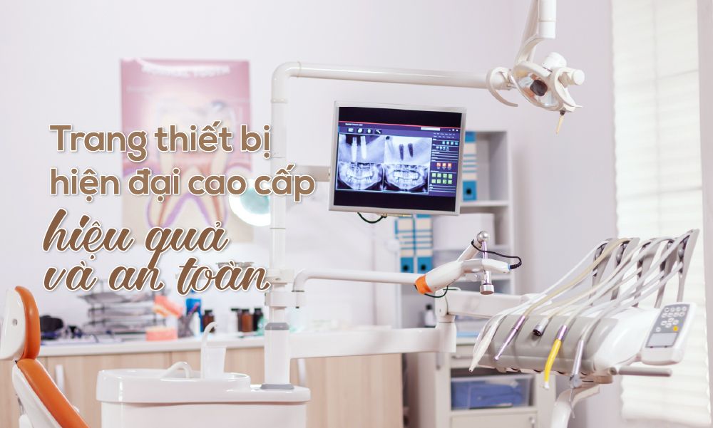 Các phòng điều trị nha khoa của MIRA được trang bị đầy đủ trang thiết bị hiện đại:
