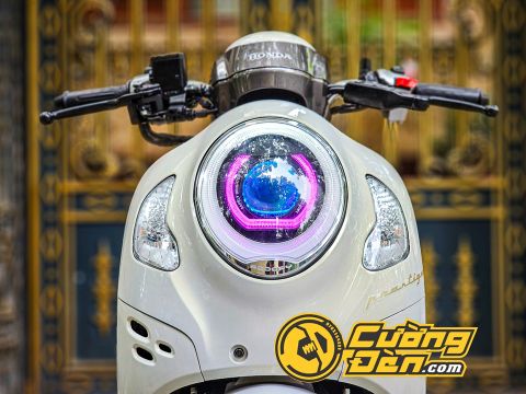 Độ đèn bi led RED MAGIC 2.0 New 2024 cho xe Honda Scoopy