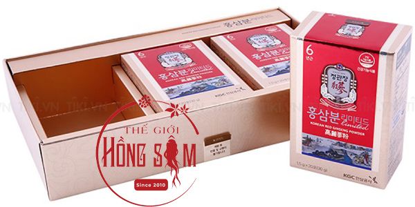 Hướng dẫn sử dụng bột hồng sâm KGC Powder Limited Hàn Quốc.