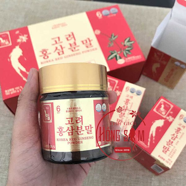 Tác dụng của bột hồng sâm KGS Hàn Quốc đối với sức khỏe.