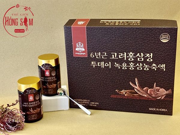 Tác dụng của cao hồng sâm nhung hươu Goryo Hàn Quốc đối với sức khỏe.