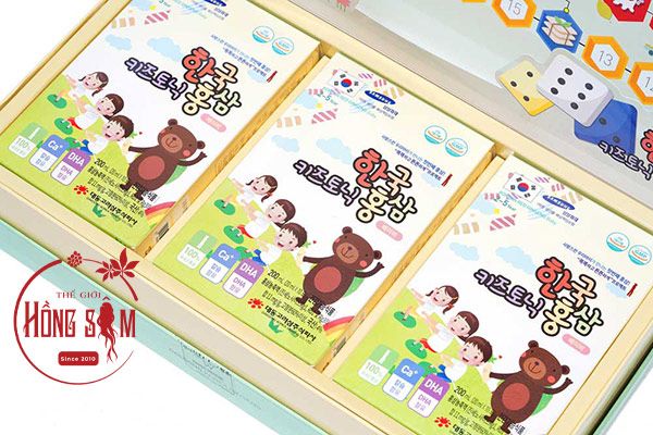 Nước hồng sâm baby Deadong (2-5 tuổi) hộp 30 gói * 20ml chính hãng Hàn Quốc