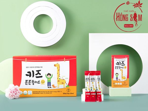 Hình ảnh nước hồng sâm cho trẻ em Daesan hộp 3 gói * 10ml chính hãng Hàn Quốc.