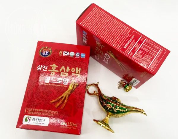 Hình ảnh sản phẩm nước hồng sâm Sam Jin Hàn Quốc hộp 30 gói x 70ml tại Shop