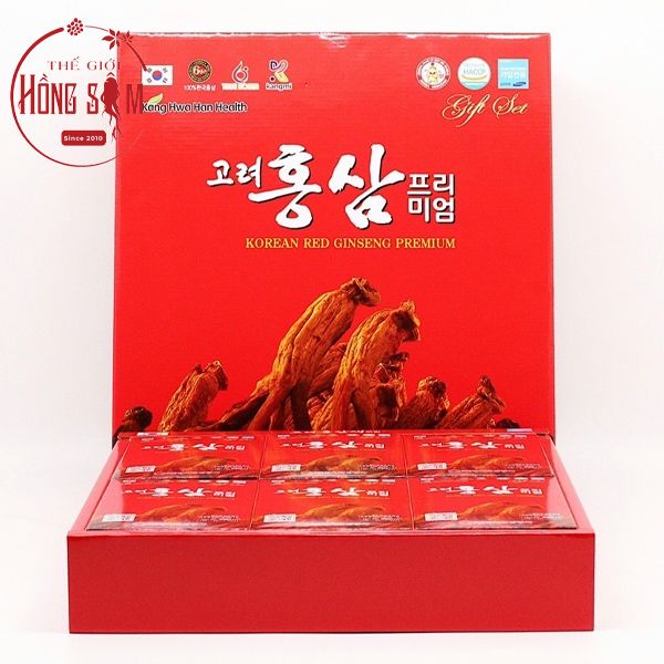 Nước hồng sâm KangHwa hộp 30 gói x 70ml chính hãng Hàn Quốc - Hình ảnh: Thế Giới Hồng Sâm