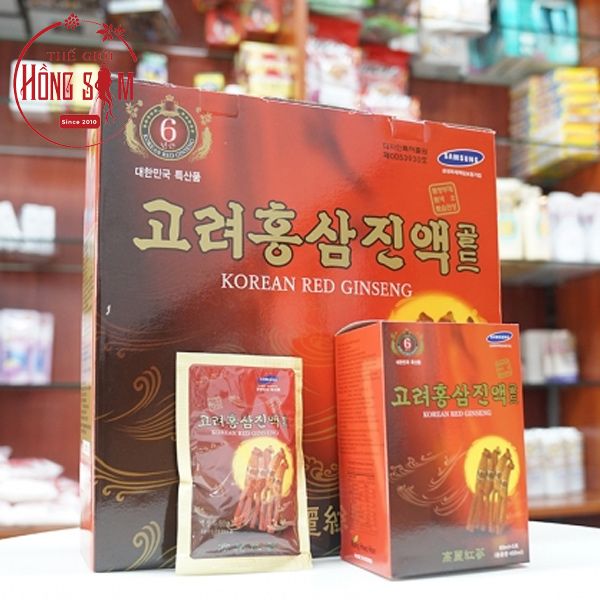 Nước hồng sâm KangHwa hộp 30 gói * 80ml chính hãng Hàn Quốc - Hình ảnh: Thế Giới Hồng Sâm