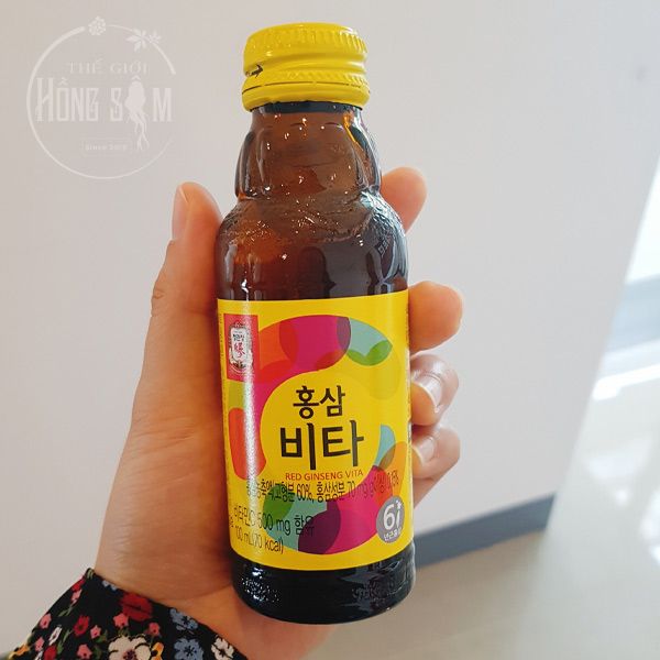 Hình ảnh nước hồng sâm KGC Vita hộp 10 chai x 100ml chính hãng Hàn Quốc