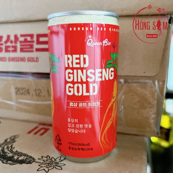 Cách sử dụng nước hồng sâm lon Queen Bin Hàn Quốc - Hình ảnh: Thế Giới Hồng Sâm