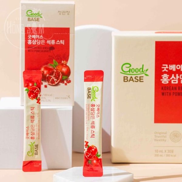 Tác dụng của nước hồng sâm KGC Good Base vị lựu đỏ đối với sức khỏe