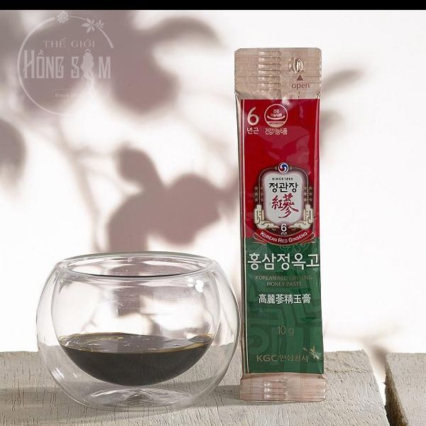 Hình ảnh nước hồng sâm mật ong KGC Honey Paste hộp 30 gói x 10g chính hãng Hàn Quốc