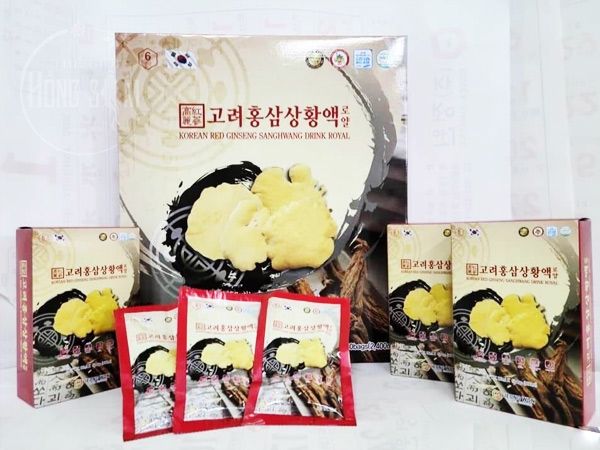 Nước hồng sâm nấm thượng hoàng Jeong Won Hàn Quốc hộp 30 gói x 80ml