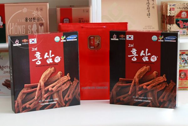 Nước hồng sâm Pocheon hộp 30 gói x 70ml chính hãng Hàn Quốc.